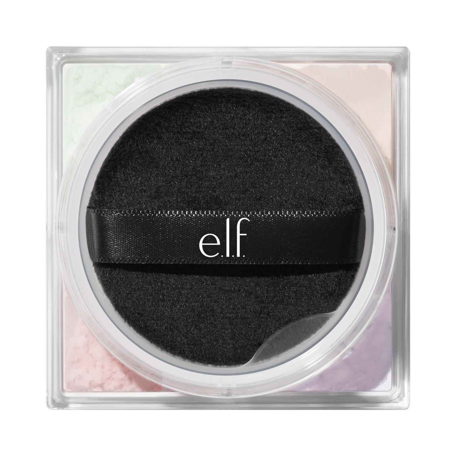 E.L.F. SET IT BRIGHT CORRECTING & BRIGHTENING SETTING POWDER QUAD (CUARTETO DE POLVO SUELTO PARA ROSTRO)